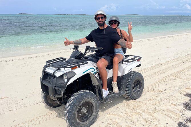 3 Hours Guided Great Exuma ATV Tour - Steventon’s hidden beach and fossil-marked rocks