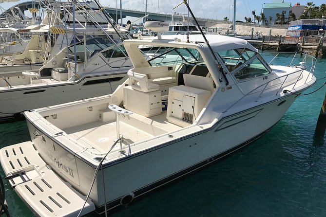 8 hours 38ft Reel Dreams Private Charter Nassau - Offshore fishing for mahi, tuna, wahoo, and billfish