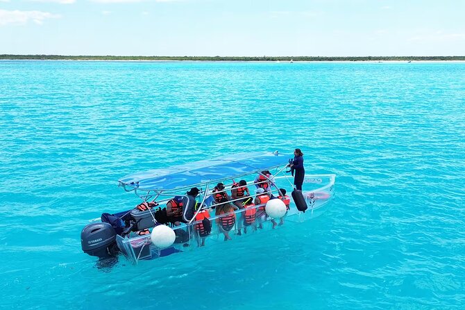 Adventures of the Lost Atlantis Bimini Road - A clear boat view of Bimini Road