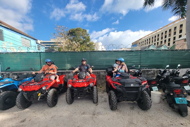ATV Half Day City Tour in Nassau: Guided Tour With Free Samples - Starting with rum cake in downtown Nassau