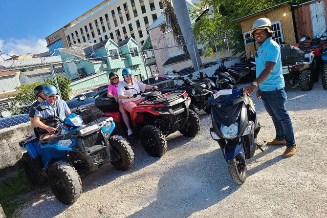 ATV Half Day City Tour in Nassau: Guided Tour With Free Samples - Junkanoo Beach for photos and harbor views