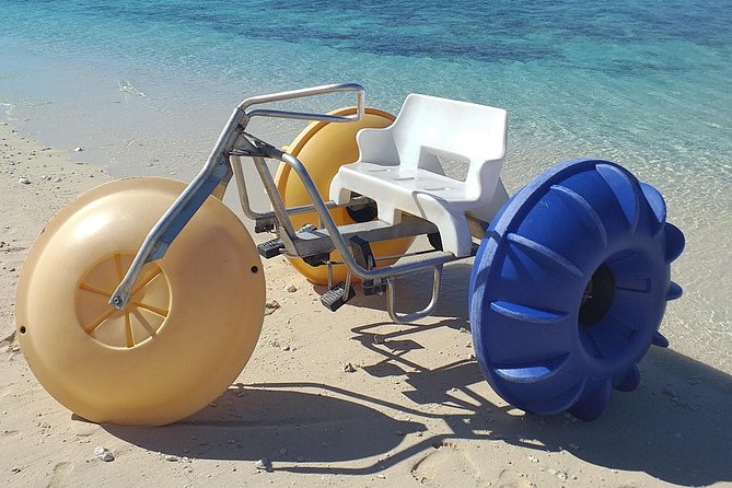 Bahama Kayak Full Day Water Sports Package at Junkanoo Beach - Chairs, shade, food, and the beach setup