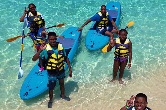 Clear Kayak Drone Photoshoot and Water Sports Activity - Who will enjoy this Nassau activity most