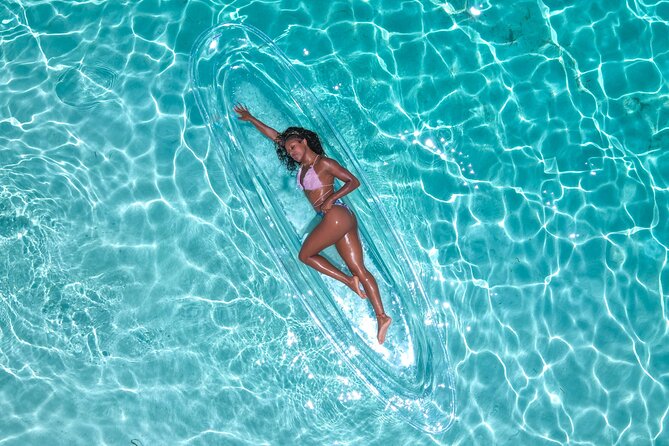 Clear Kayak Drone Photoshoot in Nassau Bahamas - Why the clear kayak makes this Nassau shoot different