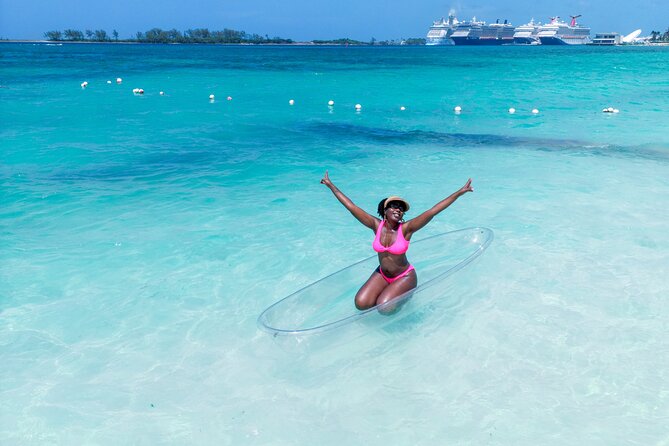 Clear Kayak Photoshoot+Free Cocktail Nassau, Bahamas - Thirty minutes on the clear kayak