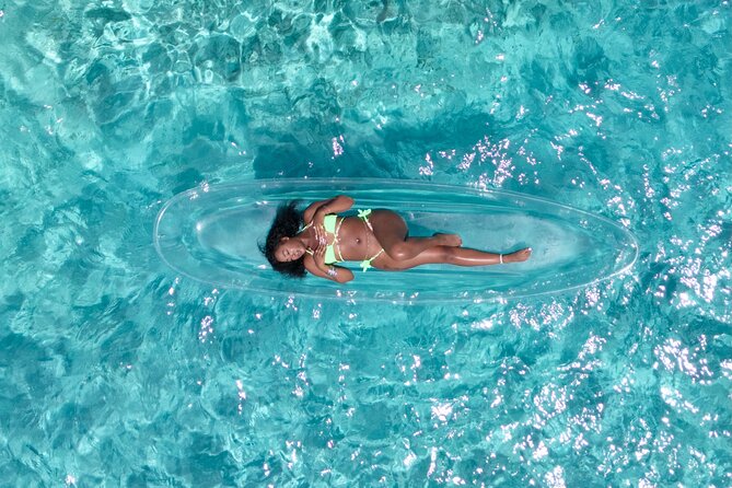 Clear Kayaks Drone Photoshoot in Nassau,Bahamas. - A clear kayak photo stop close to Nassau’s cruise port