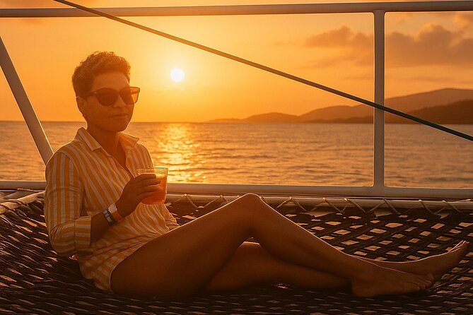 Grand Bahama Catamaran Sunset Cruise with Drinks and Snacks - Setting sail from Flamingo Bay Marina at 4:30 p.m.