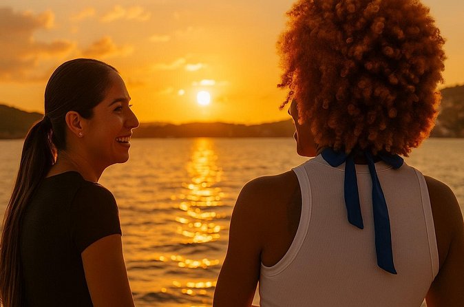 Grand Bahama Catamaran Sunset Cruise with Drinks and Snacks - The sunset is beautiful, but never guaranteed