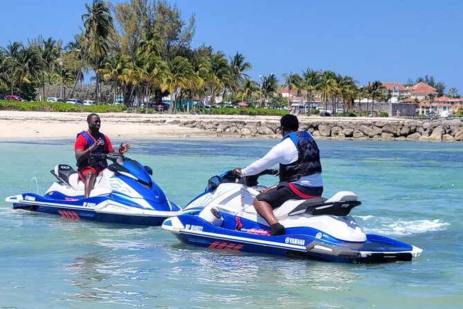 Jetski Rentals Nassau Bahamas. Transportation included (free) - What the jet ski portion feels like