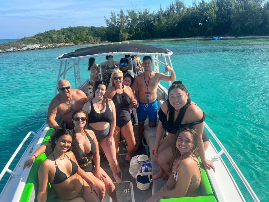 Nassau: 3 Islands Tour, Snorkel, Pig Beach, Turtles & Lunch - Pearl Island snorkeling comes first