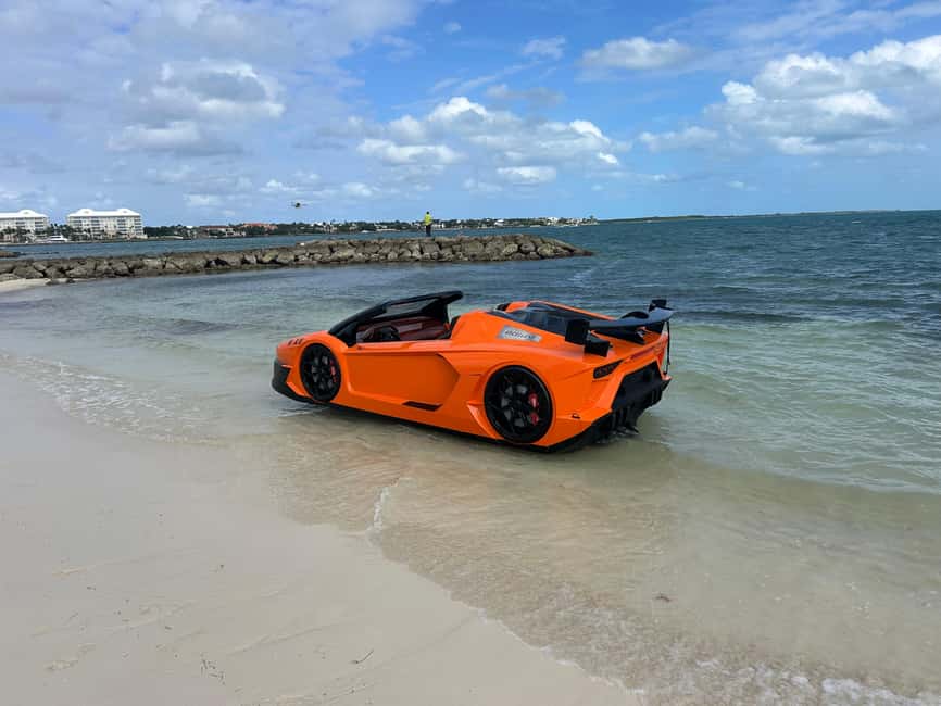 Nassau Bahamas: 30 minute Jetcar Rental on Paradise Island - Taking the wheel at Antiki Floating Bar