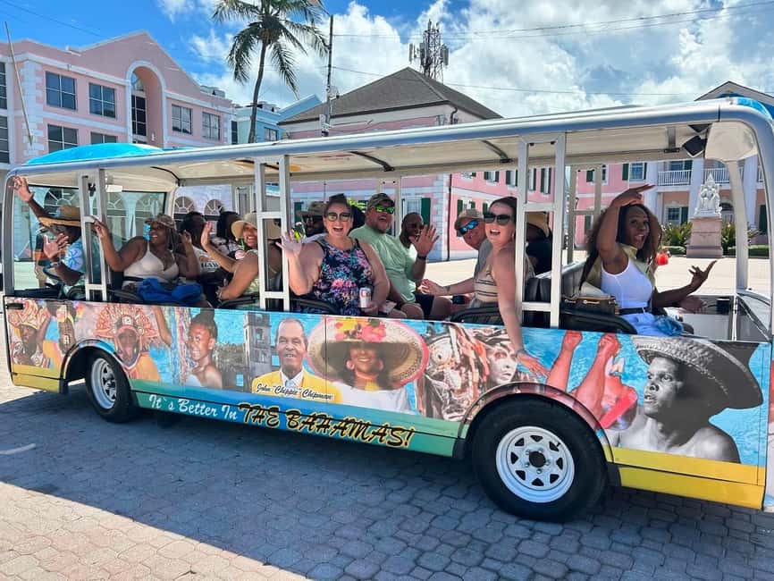 Nassau: Bahamas Culture Tour with Electric Trolley and Water - Junkanoo Beach provides the clearest pause