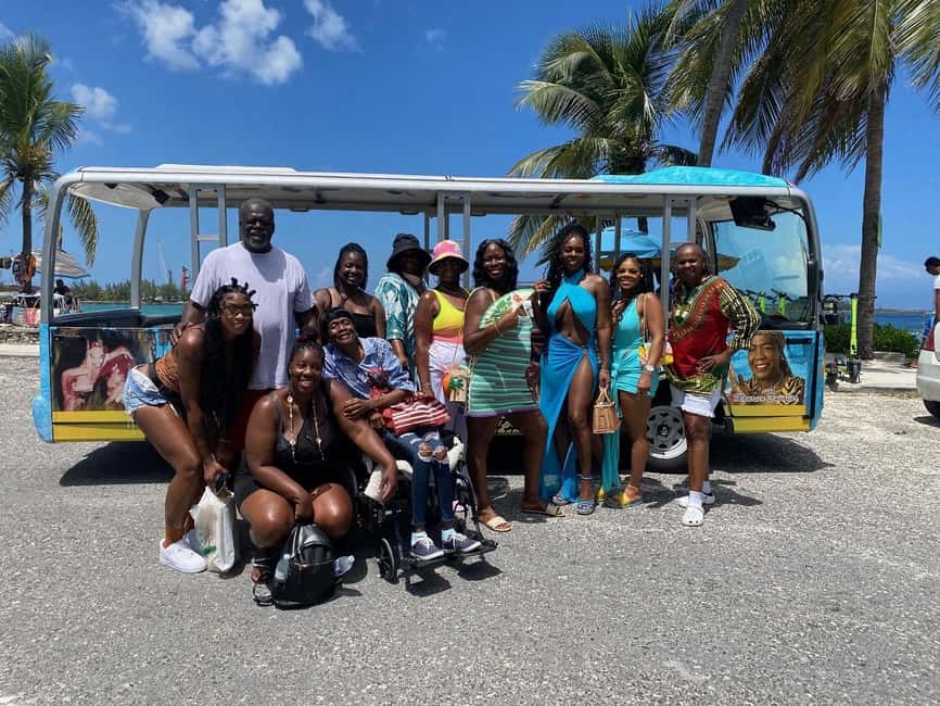 Nassau: Bahamas Culture Tour with Electric Trolley and Water - Meeting the trolley at the Straw Market