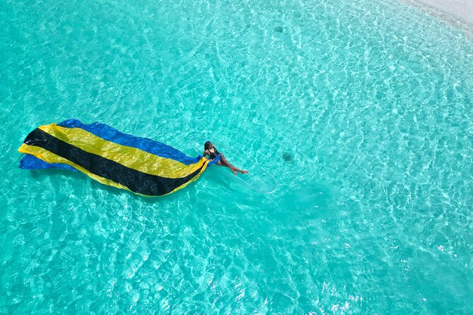 Nassau Clear Kayak Drone Photoshoot- Floating Dress - What the 75-minute Nassau photoshoot is really like