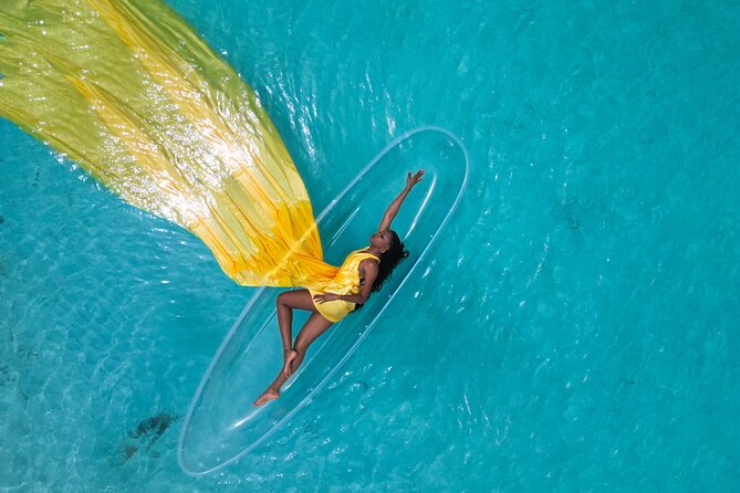 Nassau Clear Kayak Drone Photoshoot- Floating Dress - Working with Whiteboy and Jasmin