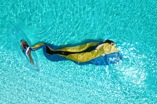 Nassau Clear Kayak Drone Photoshoot- Floating Dress - Weather, motion, and small practical concerns