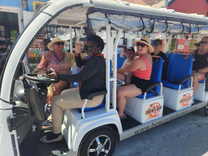 Nassau: Electric Bus Tour with Food & Drink Samples - Meeting outside the cruise port