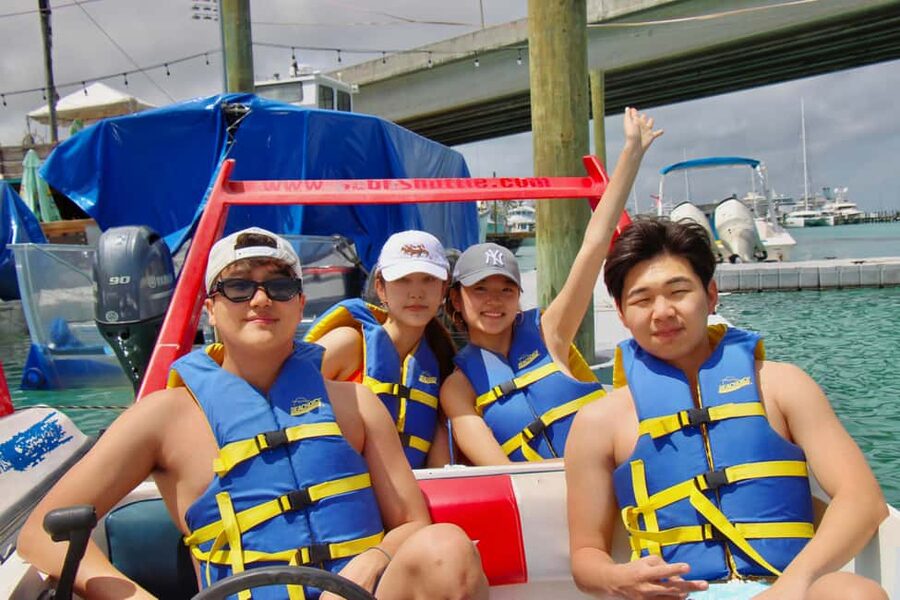 Nassau: Self-Drive Speedboat Ride and Pig Swimming Encounter - Reaching the pig beach before the crowds
