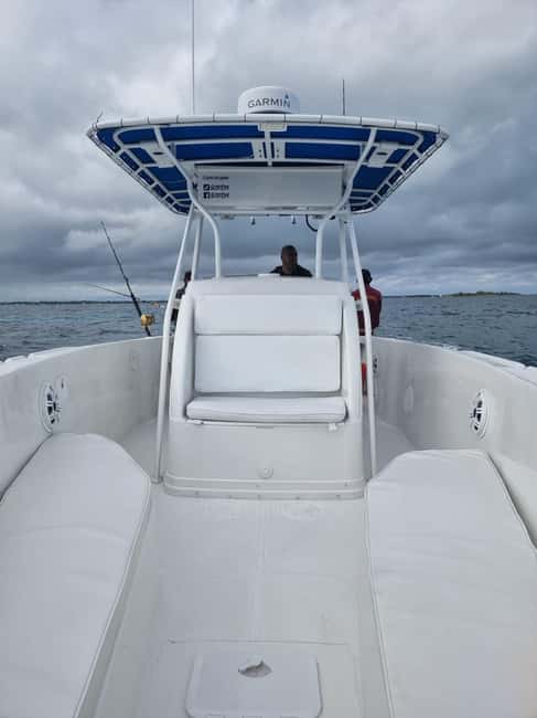 Nassau: Sport-fishing private charter . - Adding snorkeling, beaches, or other boat time
