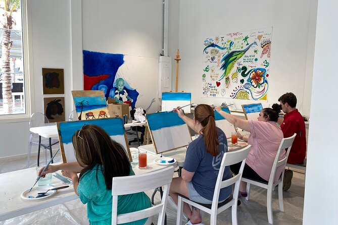 Paint and Sip at the Gallery and Wine Bar - A Noon Start Near Nassau Cruise Port