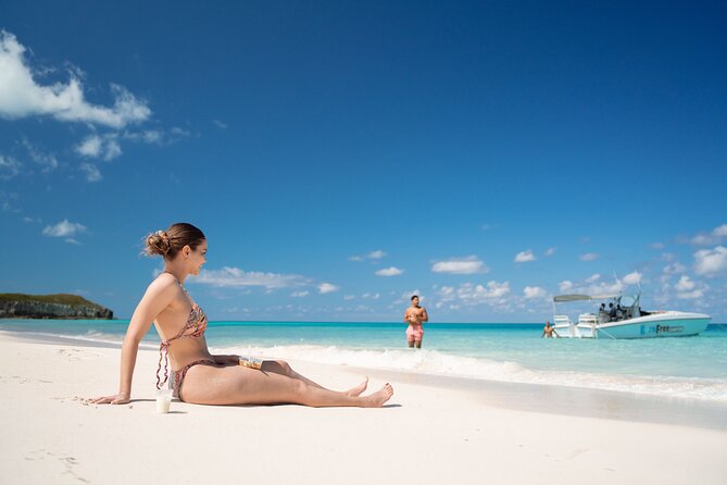 Pink Sand Beach and Swimming Pigs Adventure from Nassau - Meeting sea turtles near Eleuthera