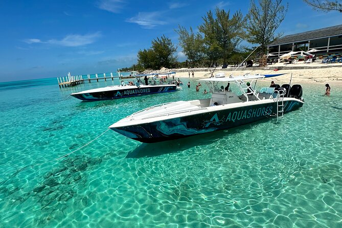Private Tour 45ft Powerboat to Nearby Islands - Lunch, beach games, and a change of pace