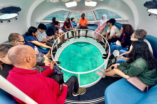 Semi Submersive Glass Bottom Boat Eco Tour in Paradise Island Bahamas - Nassau stories, homes, channels, and harbor views