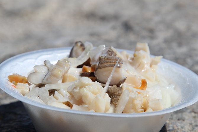 Snorkel/Swim with the Turtles Experience - Conch fritters at the open-air farmers market