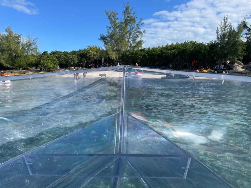 The Clear Boat Experience Bahamas drinks and snacks included - Meeting in downtown Nassau and arranging pickup
